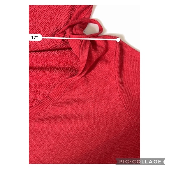 Caslon  XL RED Oversized Hoodie Tunic - Picture 7 of 10